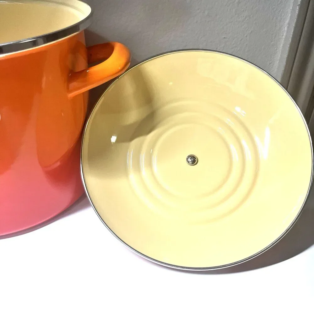 Le Creuset 6-Qt Enamel on Steel Stockpot Flame – Enamel Wear – Read